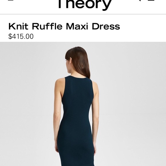 Theory Knit maxi dress - Picture 5 of 8